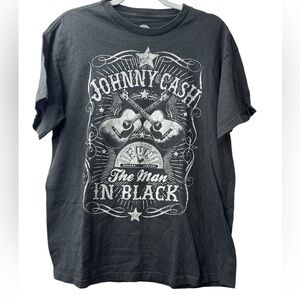 Johnny Cash Man In Black Unisex Size Medium